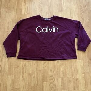 Calvin Klein Cropped Sweatshirt